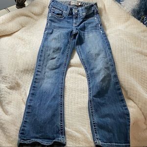 Ariat Denim Girls Bootcut Jeans Distressed Size 10